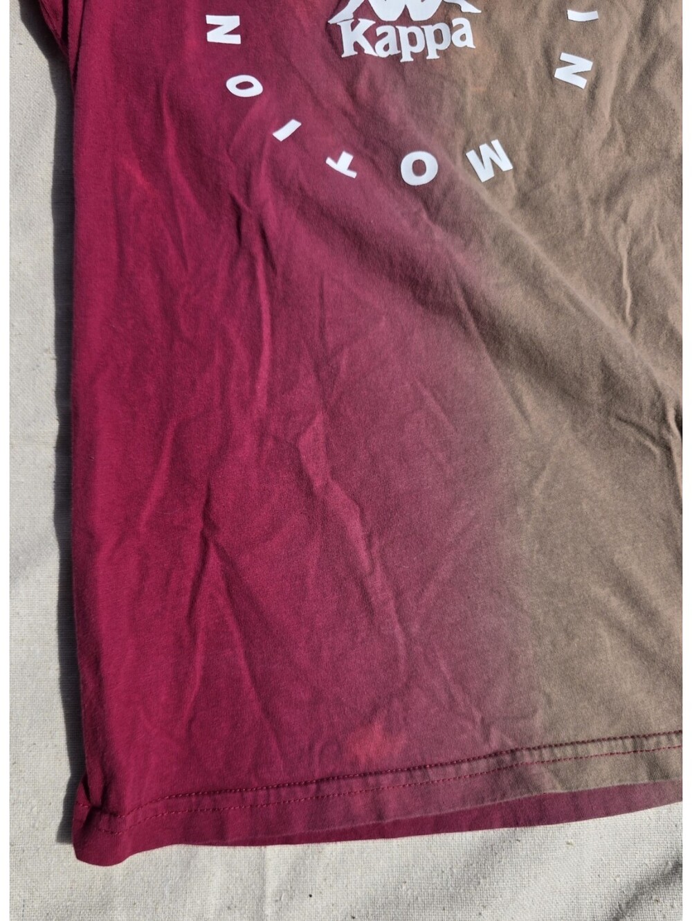 Kappa Women’s XS Burgundy/Brown Colorblock - Picture 4 of 9